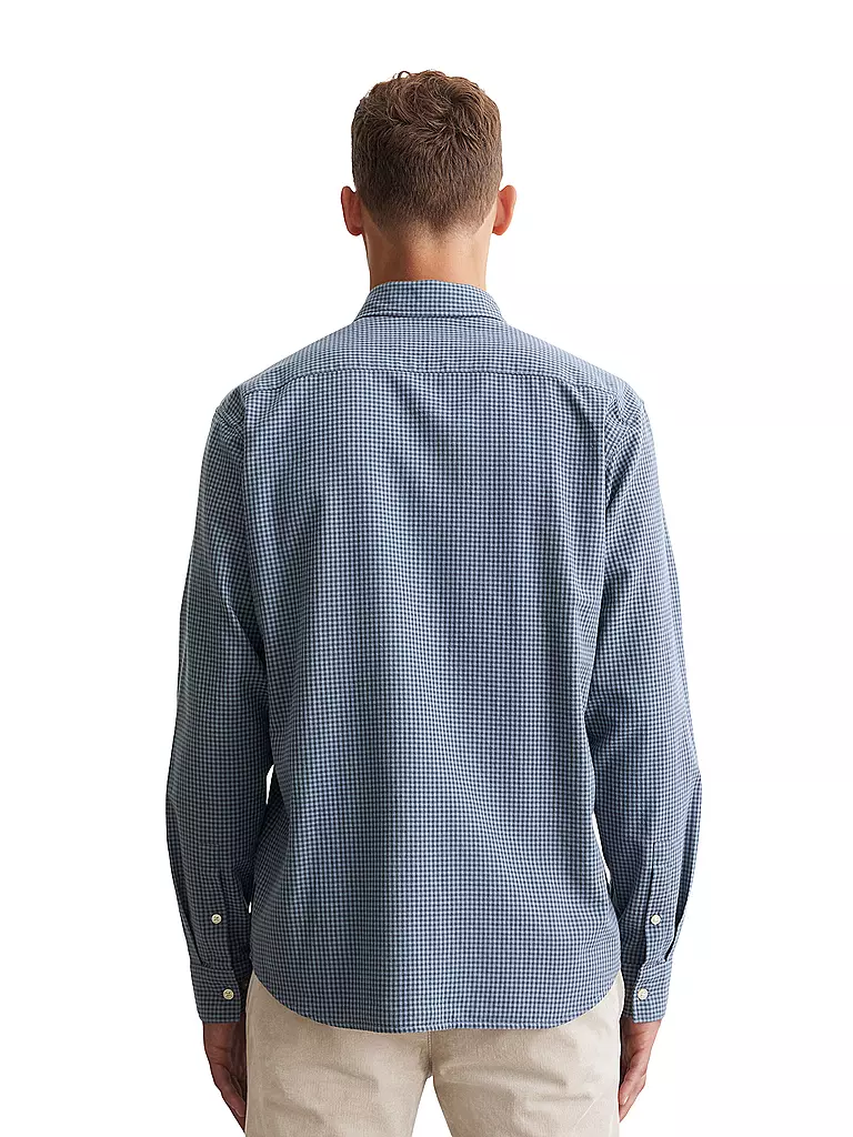 MARC O'POLO Hemd Regular Fit blau