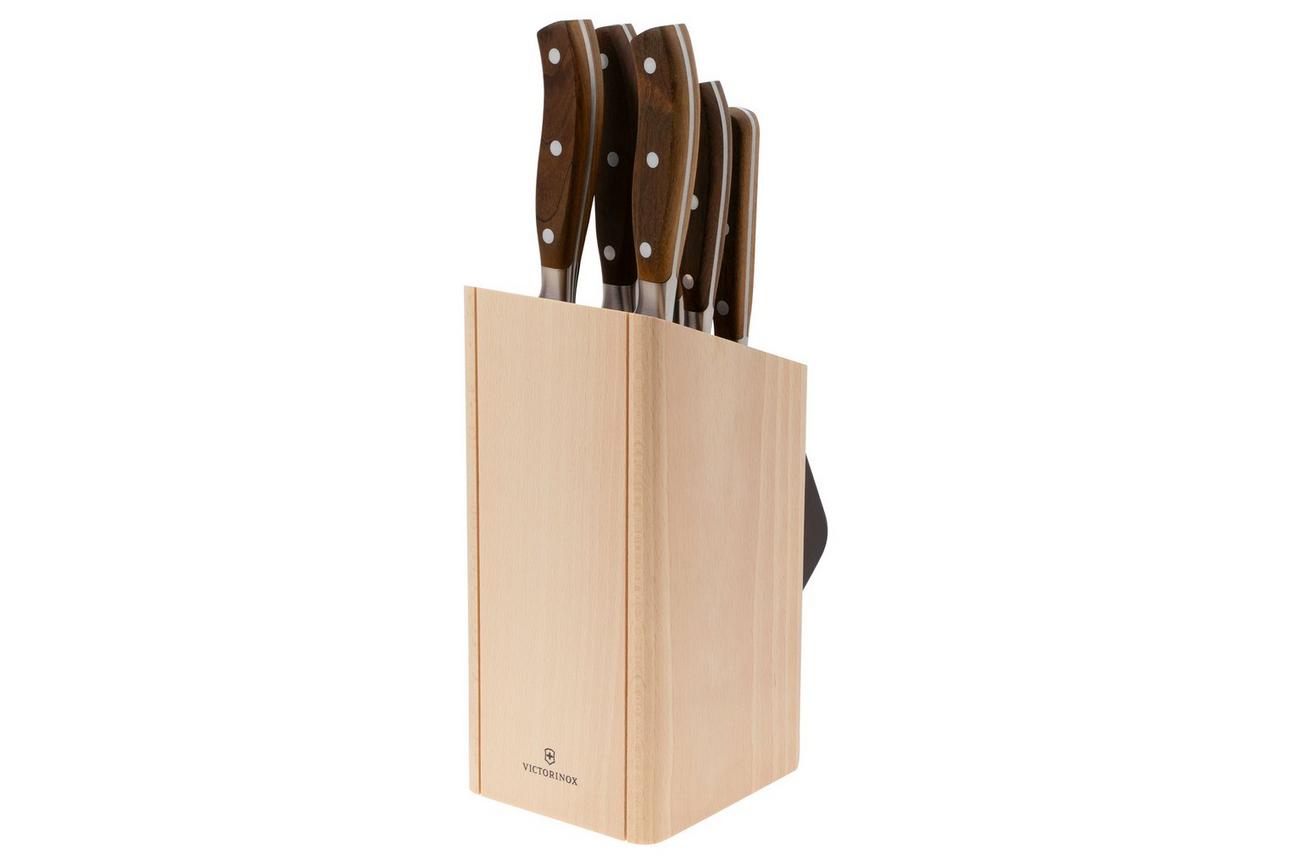 Victorinox Grand Maître Cutlery Block 7.7240.6, esdoornhout, 7-delige messenset met blok