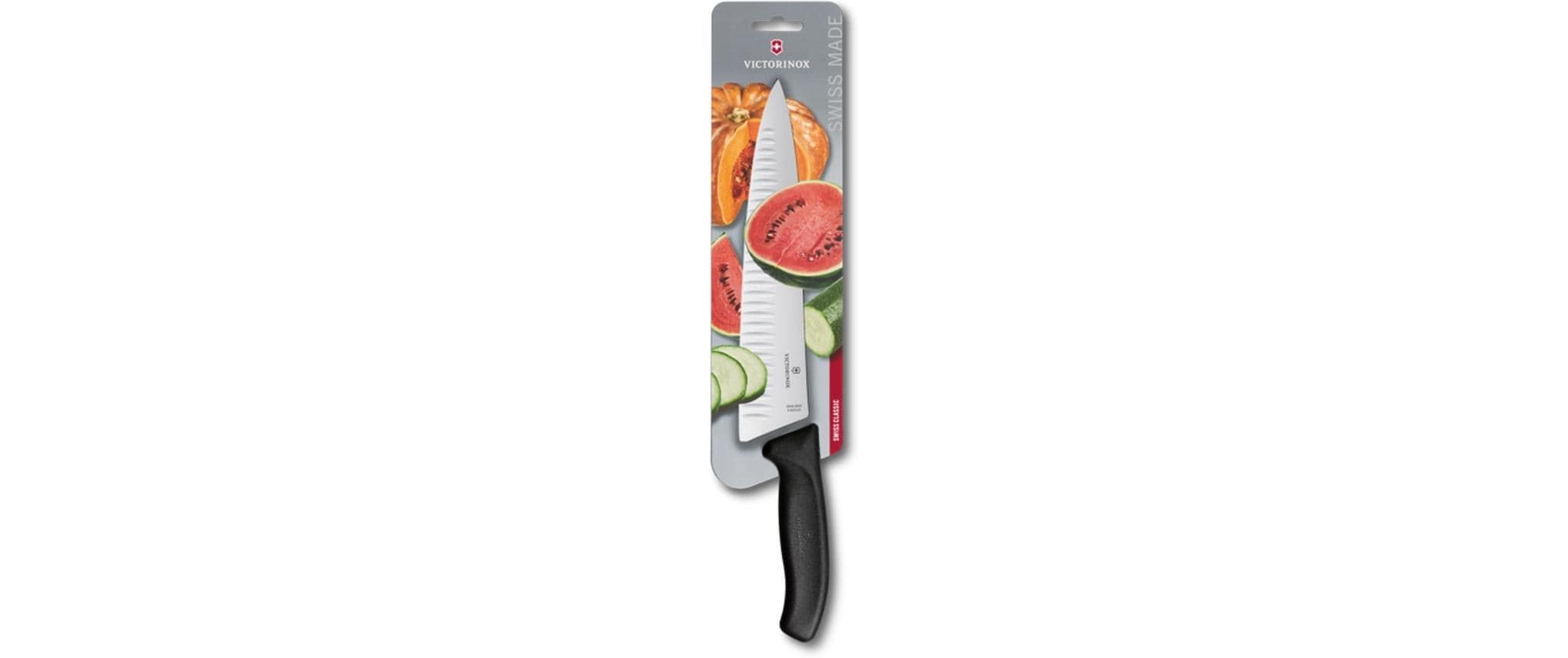 Kochmesser Swiss Classic Schwarz, 25 cmExtra langes Kochmesser für leichtes und präzises Schneiden