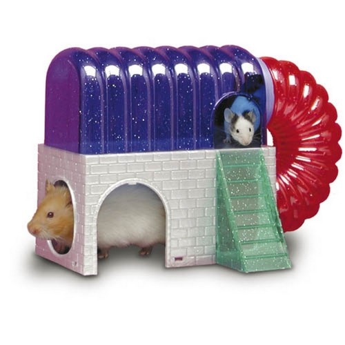 Casinha/Ninho Cyber Pet para Pequenos Animais de Estimação, Multicolorido