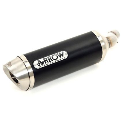 Silencieux Arrow Alu Dark Thunder embout acier - Noir