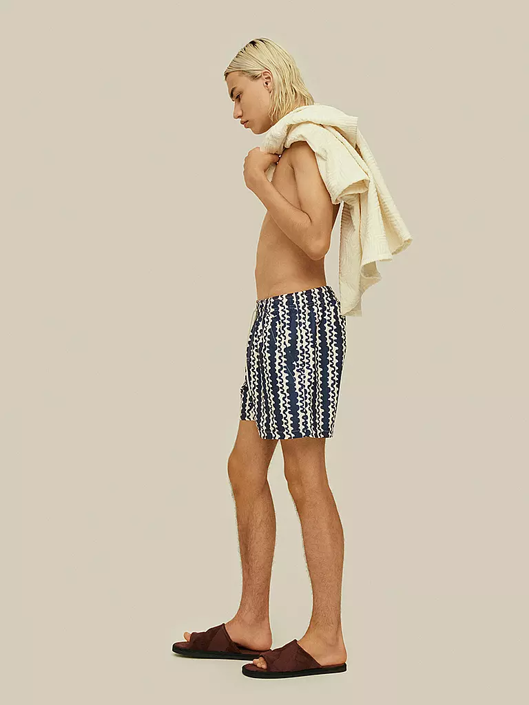 OAS Badeshorts BLUE SCRIBBLE blau