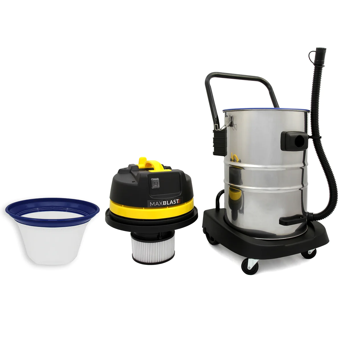 MAXBLAST Aspirateur Industriel de 50 Litres MaxBlast