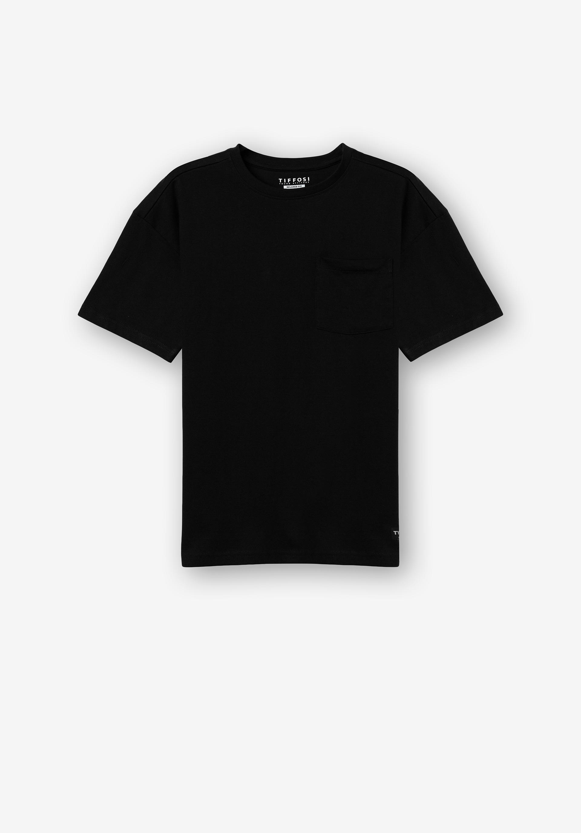 T-shirt Relaxed Fit com Bolso