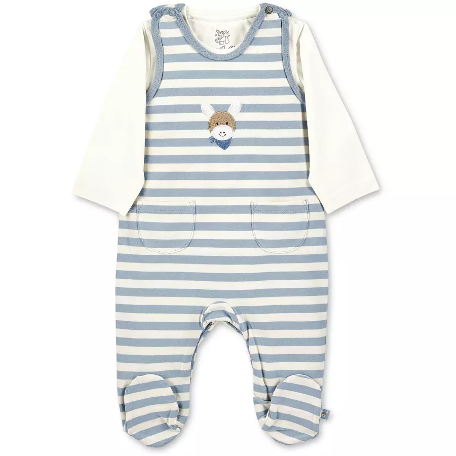 Sterntaler Strampler-Set Emmi hellblau