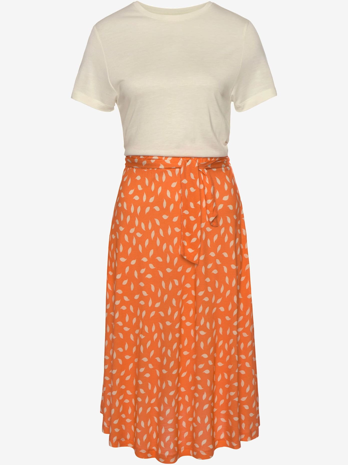 Robe en jersey haut uni