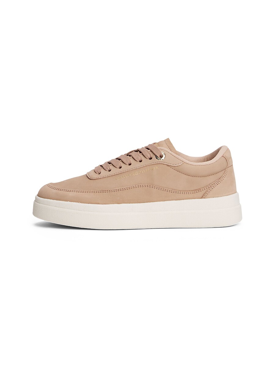 TOMMY HILFIGER<br>Tênis de couro nobuck Modern Court