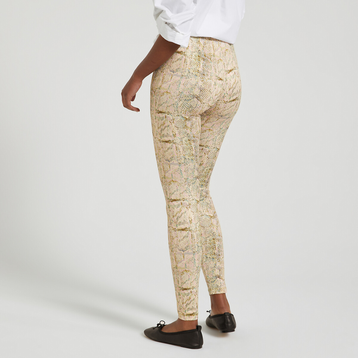 NOISY MAY<br>Leggings de cintura alta, estampa animal