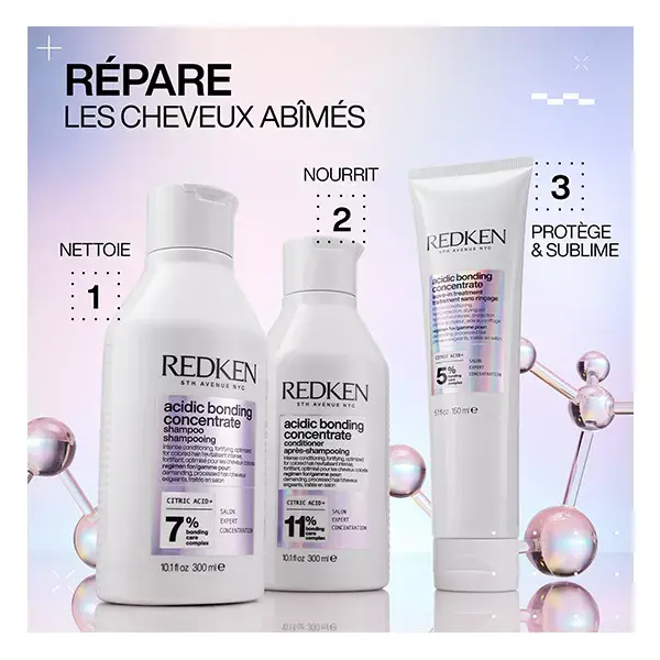 Shampoo Reparador Concentrado Redken Acidic Bonding para Cabelos Sensibilizados
