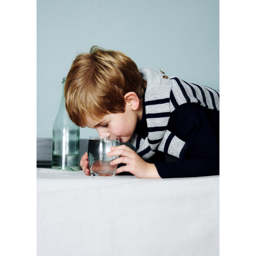 Køb HOLMM Oxford Stripe Obay Cashmere Strik Sweater