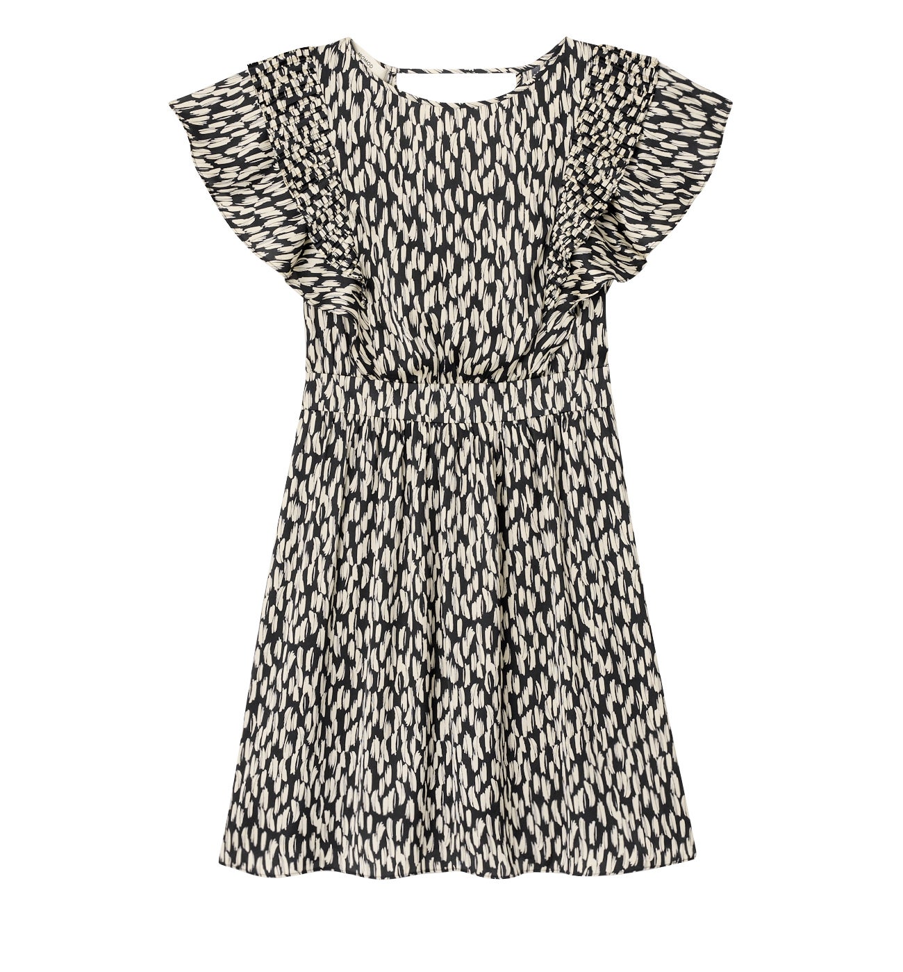 Robe en satin imprimé Femme - Imprimé marine