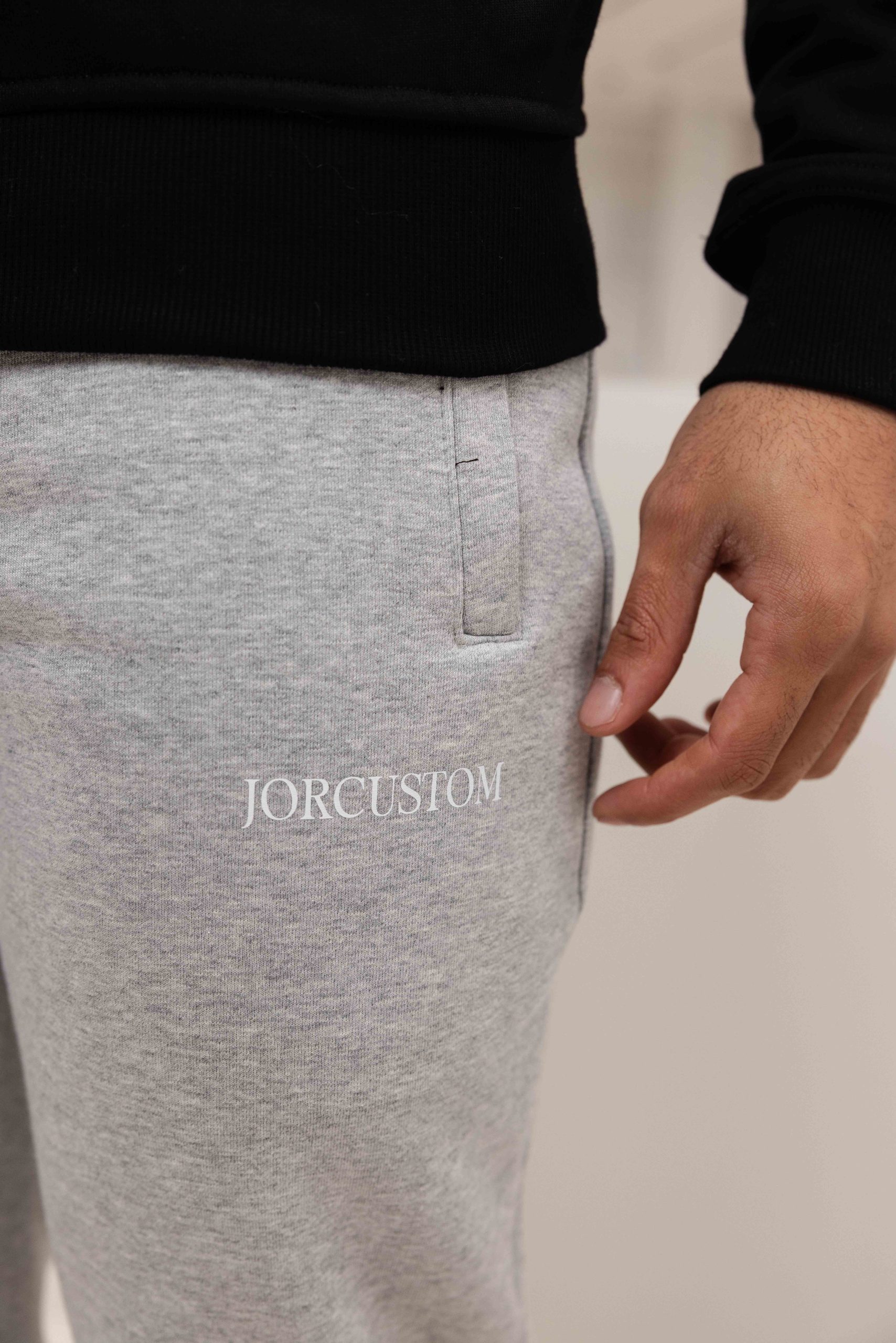 Jorcustom Fleece Angel 2.0 Broek Heren Grijs