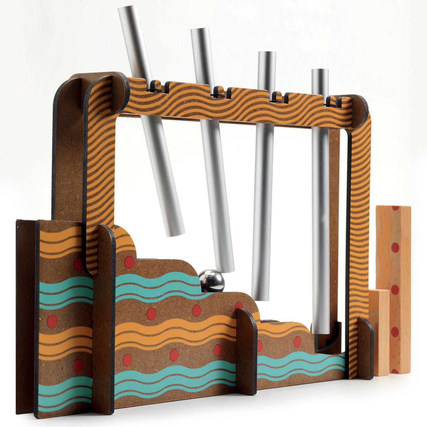 Djeco Zig & Go Action Reaction Baan Muziek, 52dlg.