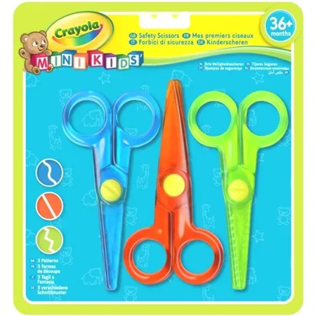 Vivid Crayola Mini Kids Kinder-Scheren 3er-Set