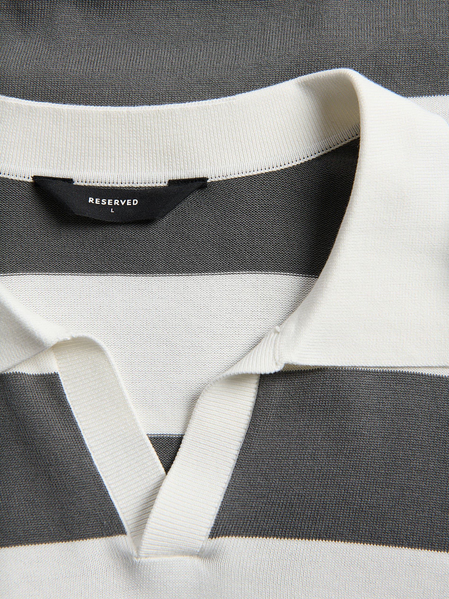 Pullover im Polostil mit hohem Baumwollanteil