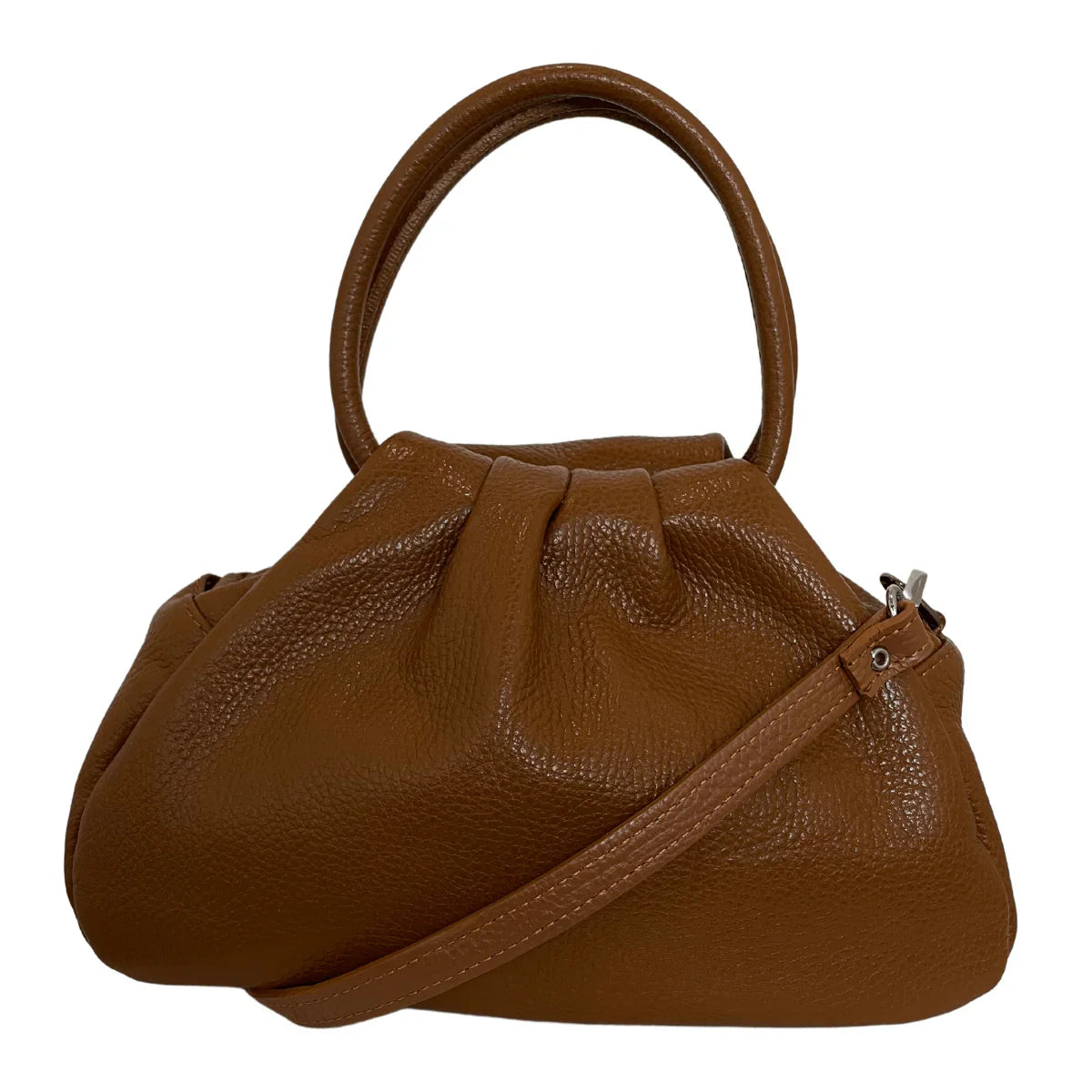 Giuliano - Leren handtas Cognac