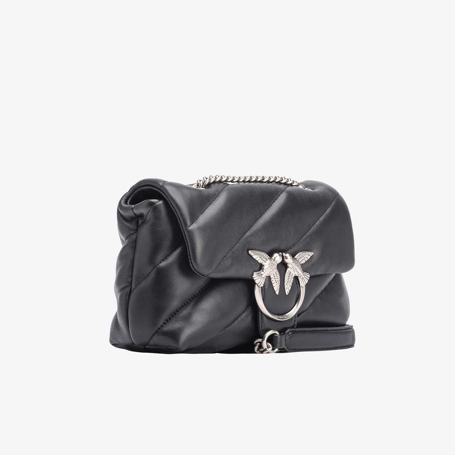Pinko Love Puff Mini Cl black-old silver