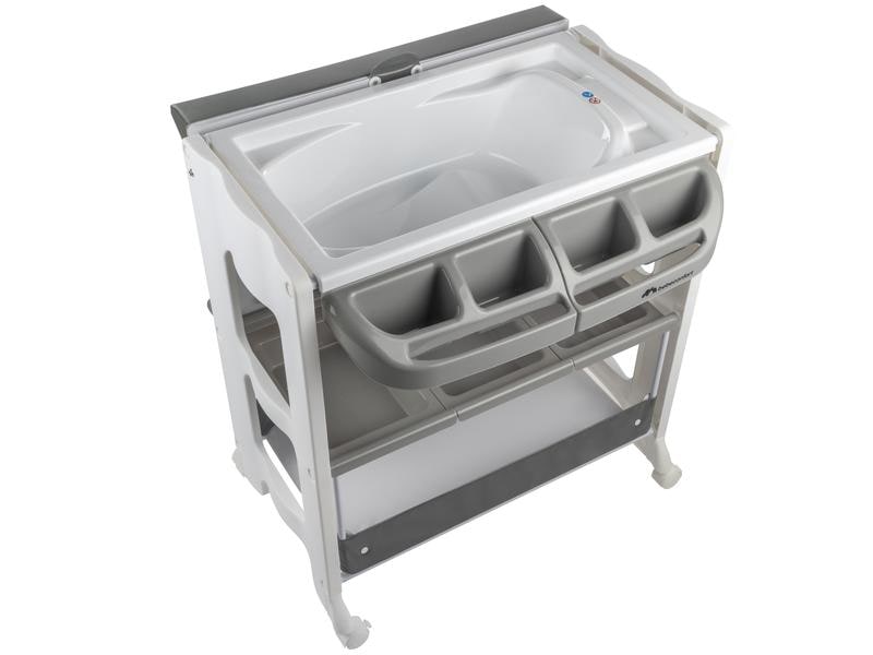 Bebeconfort Wickeltisch Dolphy Gray Mist Funktionale Wickelkommode