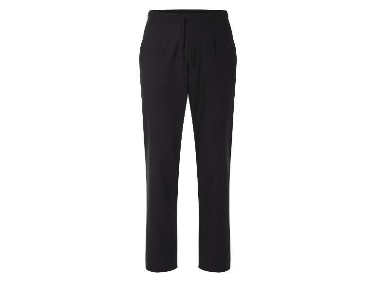 Heren broek van linnenmix