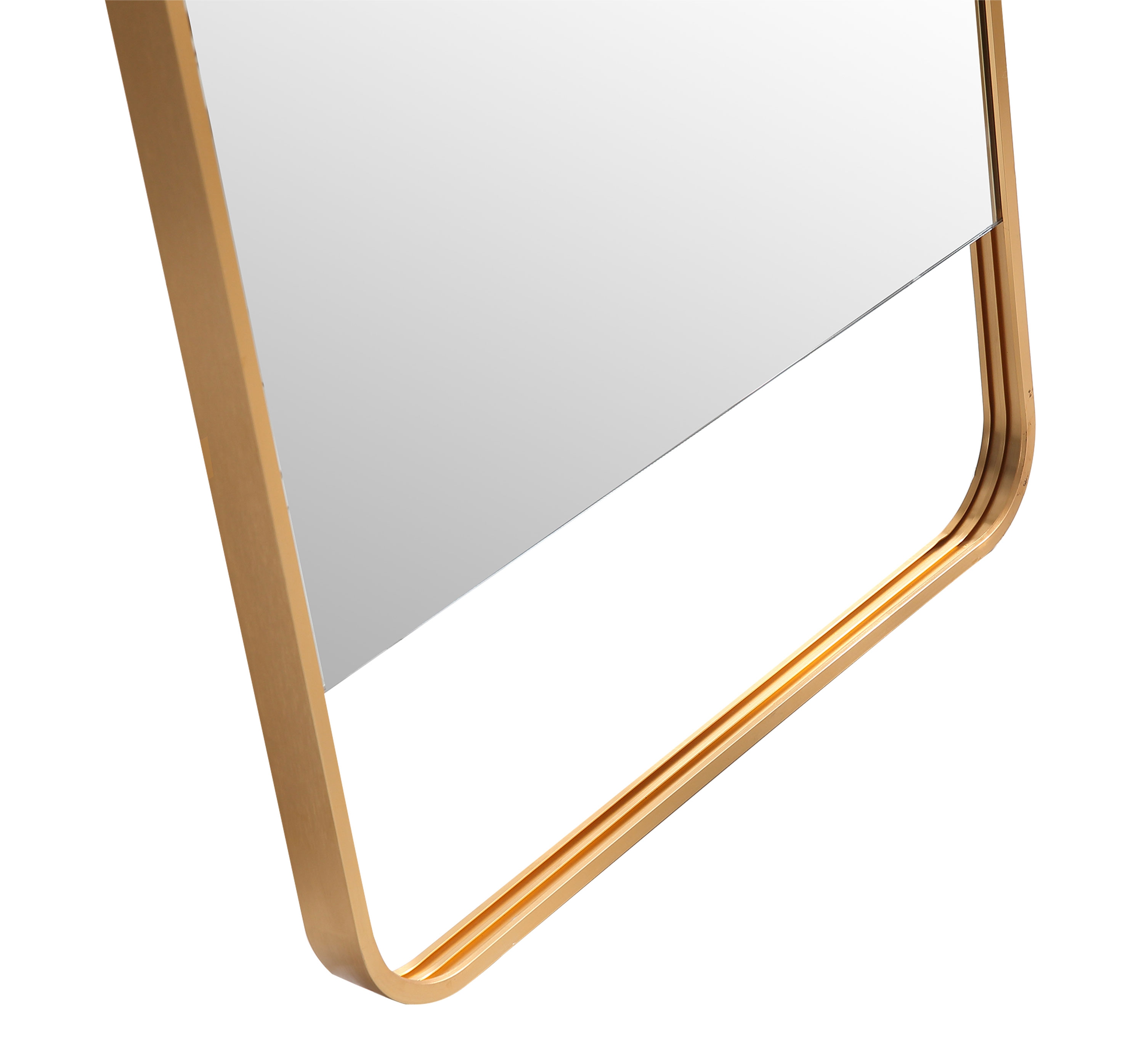 Standspiegel 48 x 160 cm gold