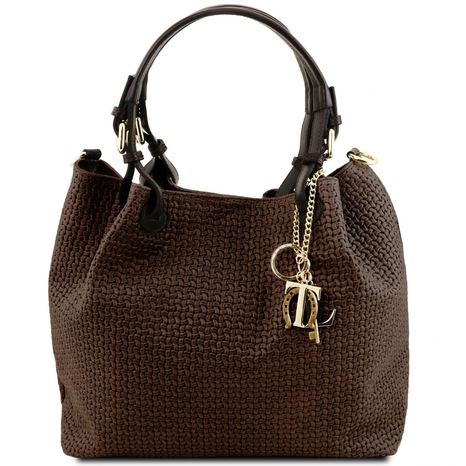 TL141573 – TL KeyLuck – Woven printed leren shopping tas