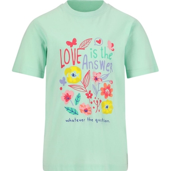 ZigZag Sunar Ss T-Shirt Brook Green Kinder