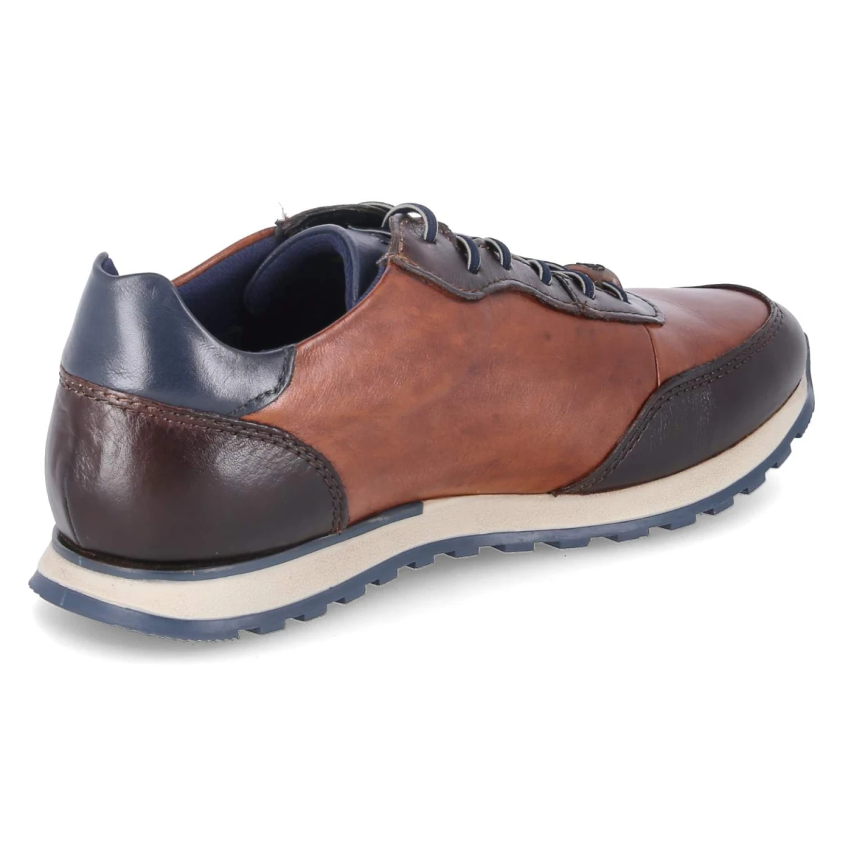 BugattiLow Sneaker - dark brown / cognac