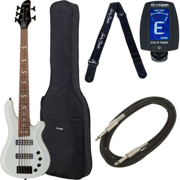 Harley Benton B-550 White Progressive Bundle