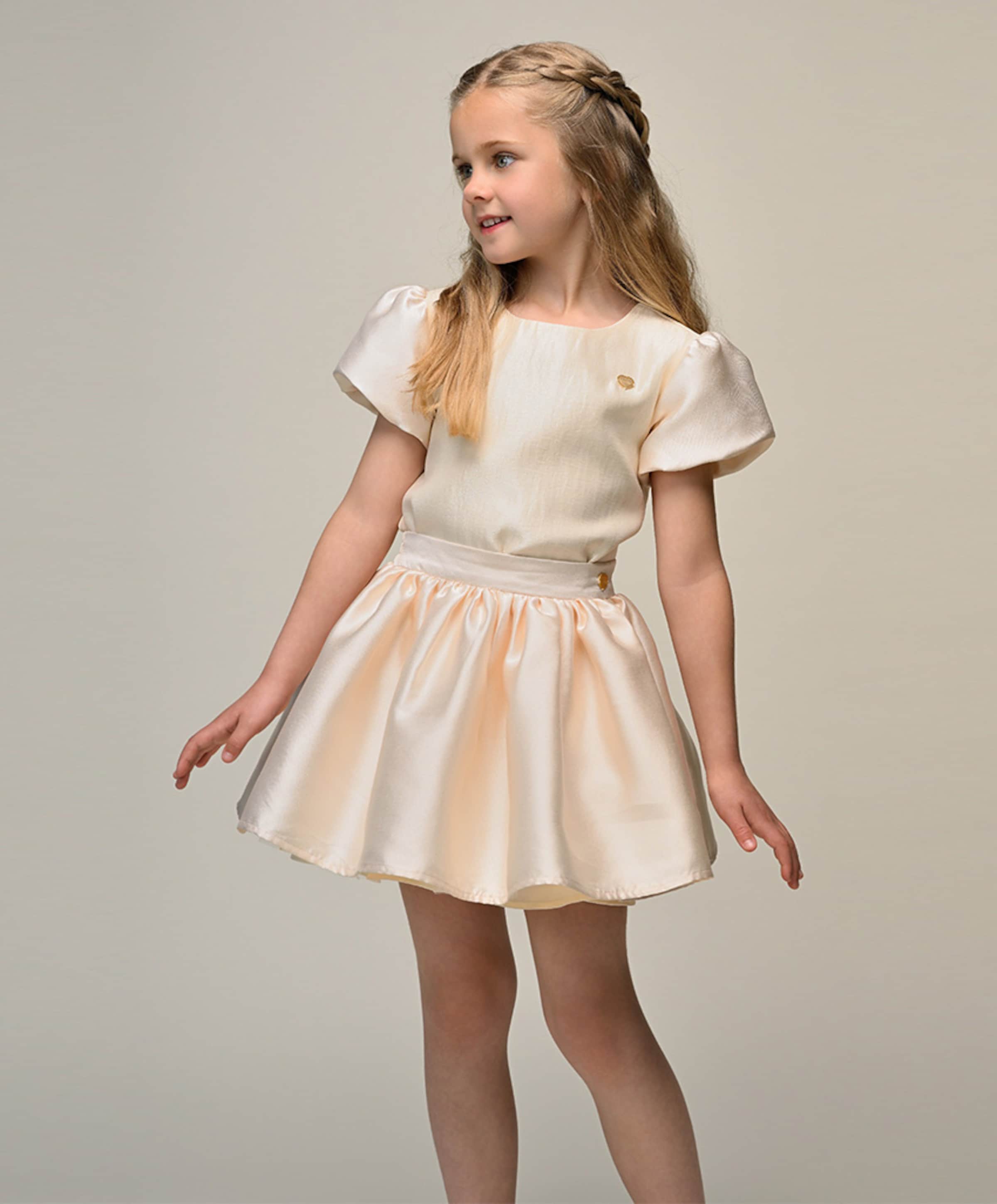 Le Chic Meisjes rok ecru