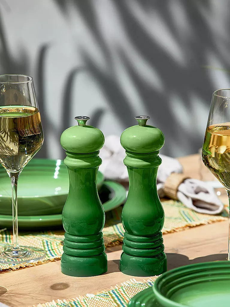 LE CREUSET Salzmühle 21cm Bamboo Green grün