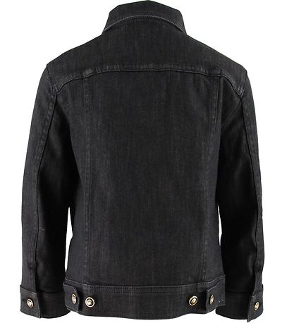 Dolce & Gabbana Denimjakke - Sort m. Patch