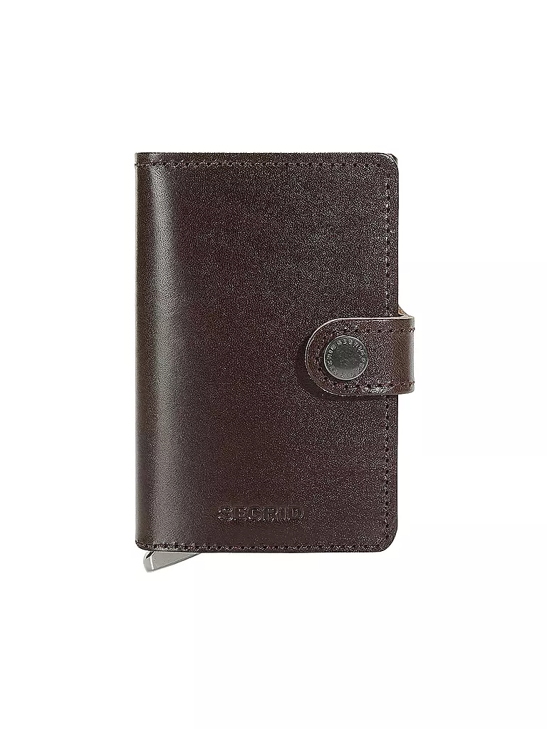 SECRID Geldbörse PREMIUM MINIWALLET DUSK Dark Brown braun