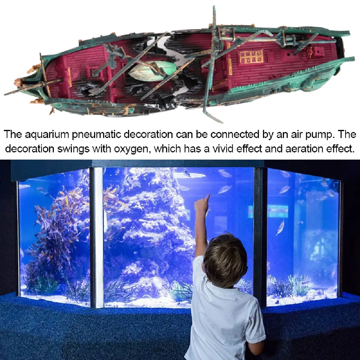 Universal Bateau Pirate Aquarium