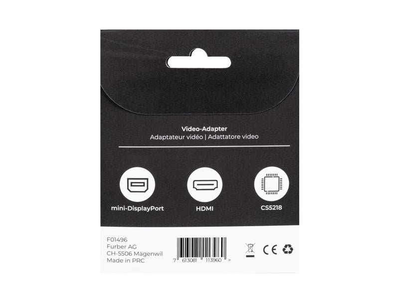 onit Adapter Mini-DisplayPort - HDMI, 1 Stück Videoadapter Mini-DP auf HDMI