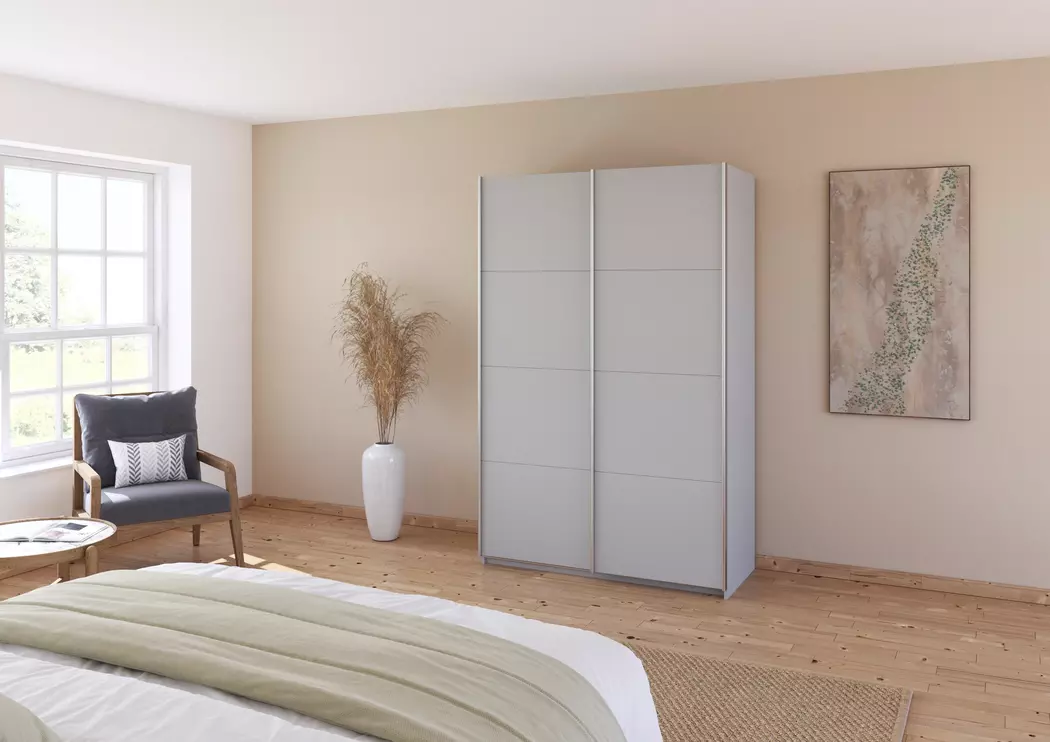 Schwebetürenschrank Quadra 136 x 210 cm