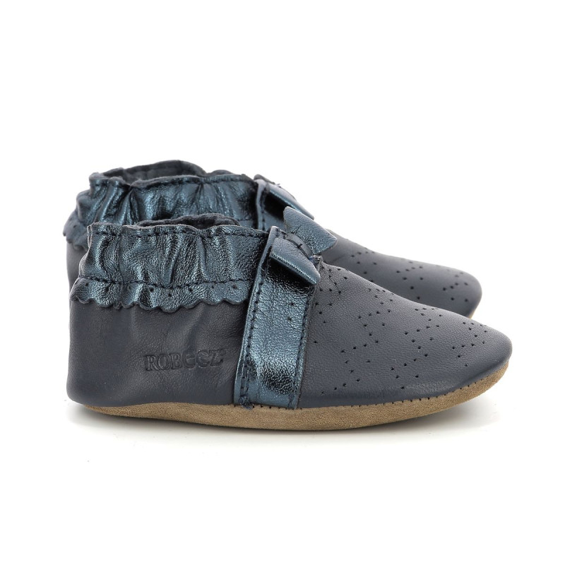Robeez Robeez Chaussons Happy Mood Marine