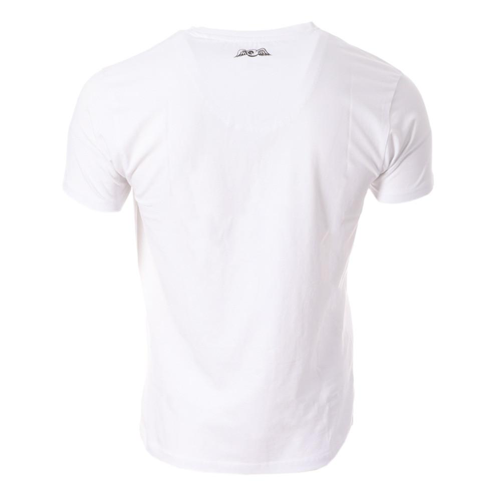 Von Dutch T-shirt Blanc Homme Von Dutch WIND