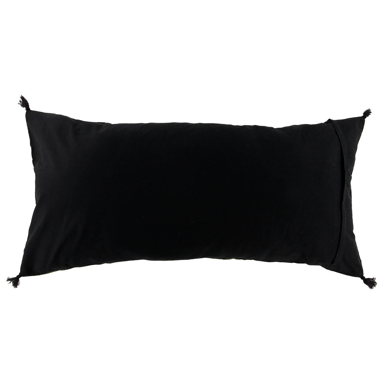 Haomy Housse de coussin en Lin & Coton Mahé cimarron - 55x110 cm