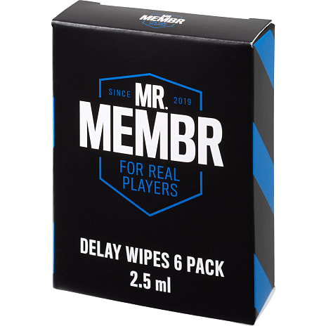 MR.MEMBR Delay servietter 6 stk