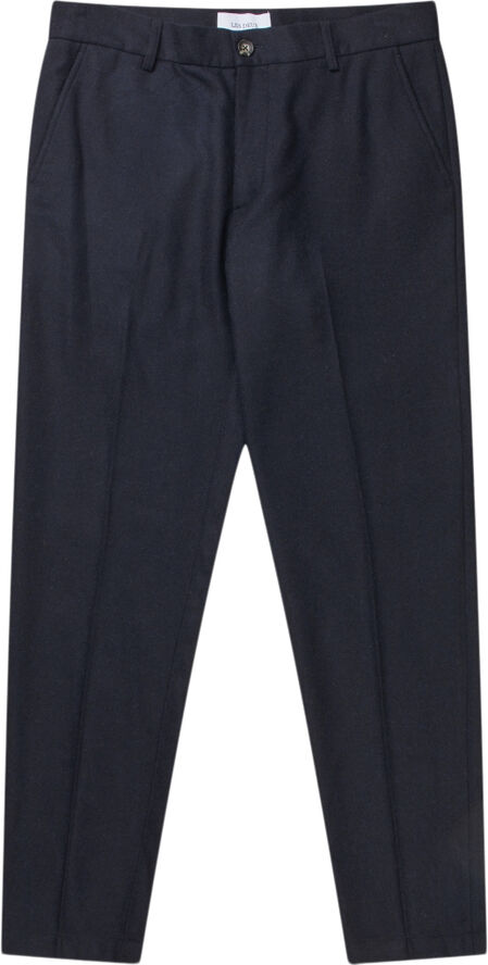 Les Deux Como Reg Wool Suit Pants Dark navy melange