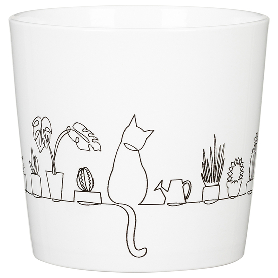Cache-Pot 870 Catview ø13cm blanc