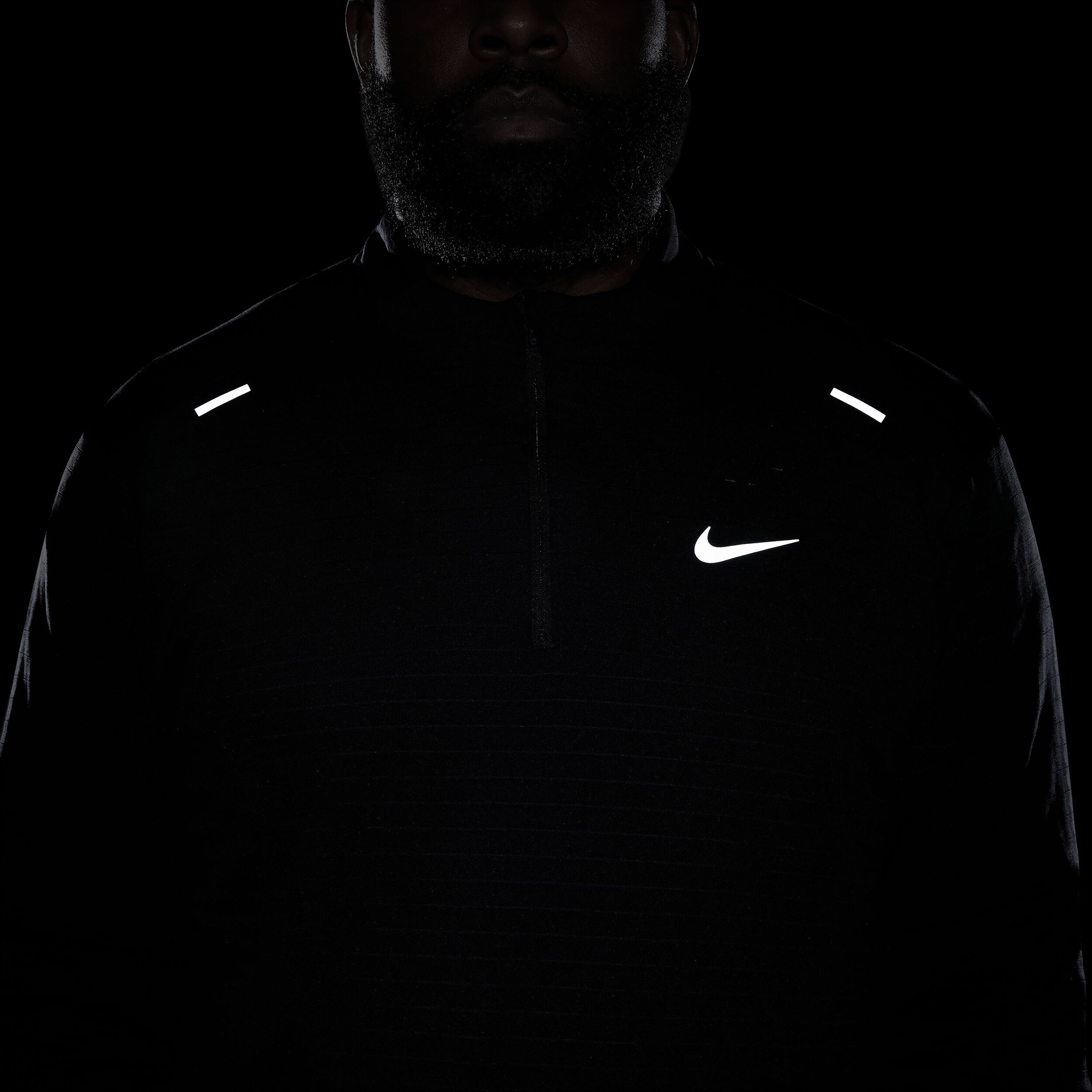 Nike Therma-Fit Repel Element Half-Zip Haut Manches Longues Hommes - Noir