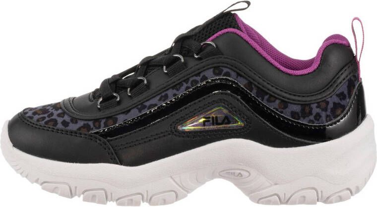 Fila Strada A sneakers dierenprint zwart fuchsia Meisjes Mesh Dierenprint 37