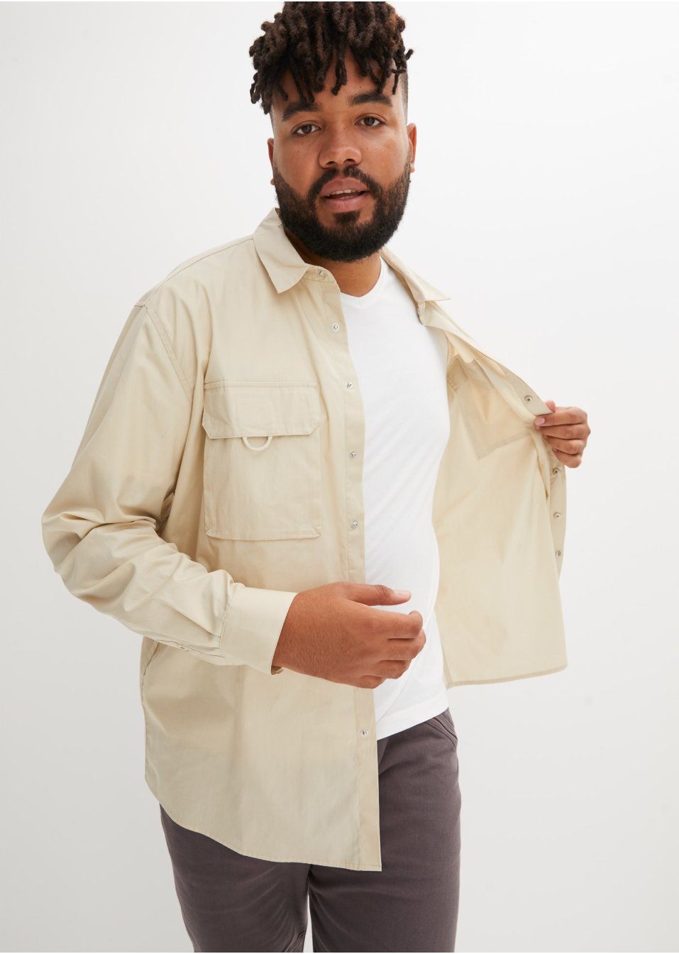 Chemise manches longues, Loose Fit