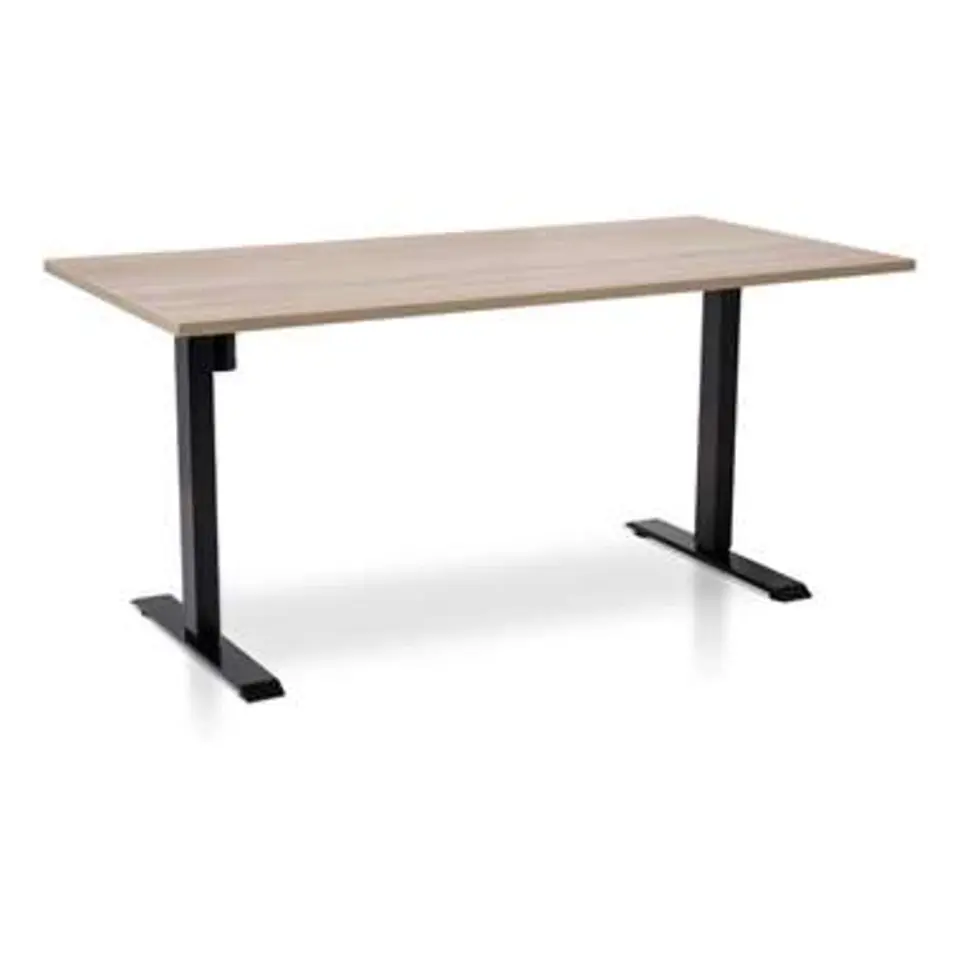 MRC EASY elektrisch ARBO zit-sta bureau - 160x80 cm - midden eiken