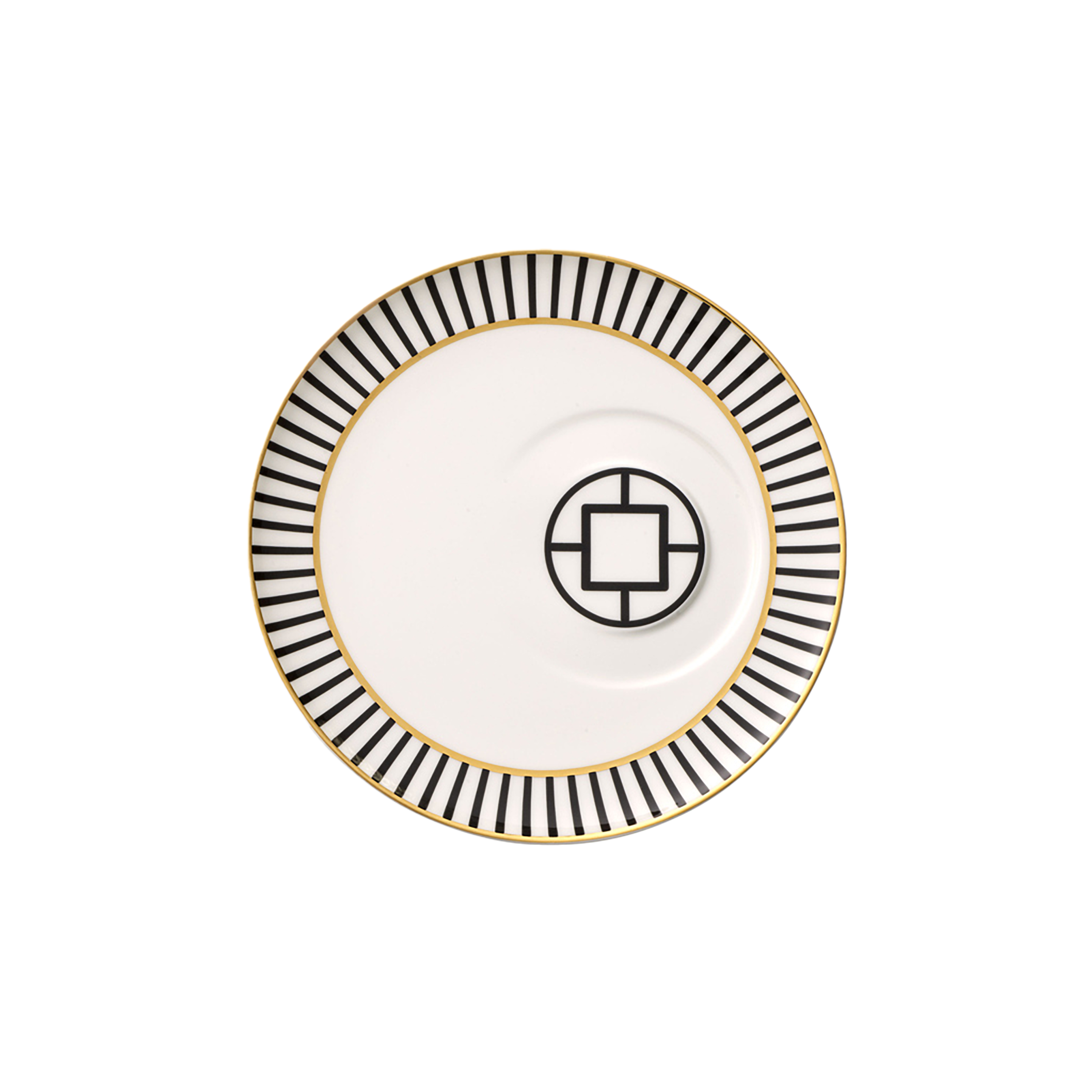 MetroChic Coffee cup saucer Multi-colored, 7.3'', Premium Bone Porcelain
