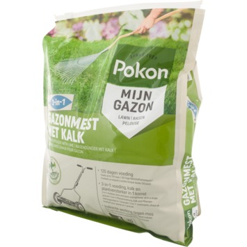 Pokon gazonmest met Kalk 5 kg voor 75 m²