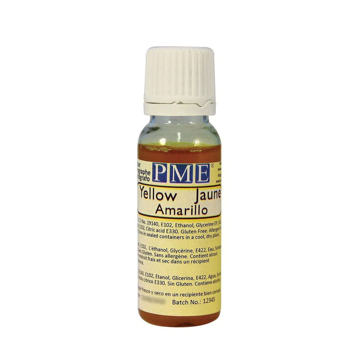 Colorant pour aérographe 25 ml - Jaune CakeSupplies