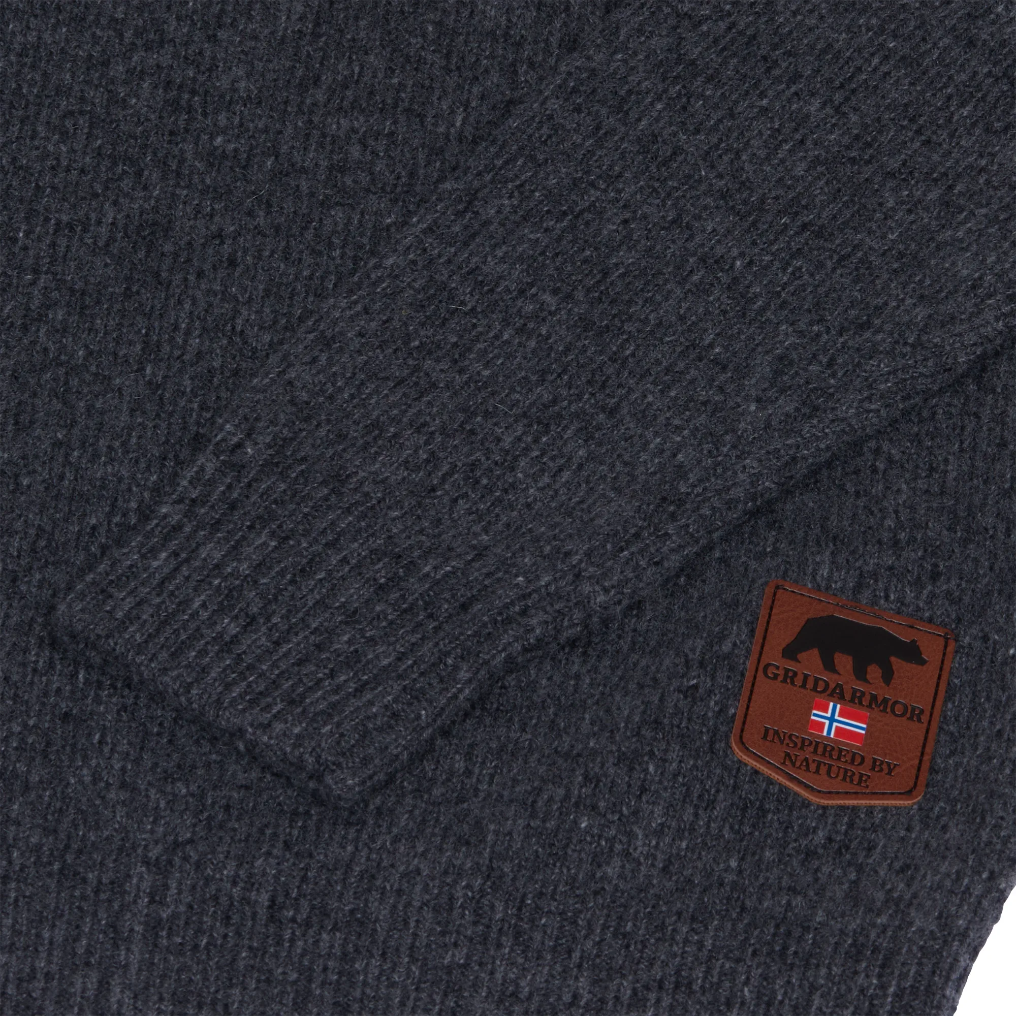 Gridarmor Snøkrystall Hz Ullgenser Men Dark Grey/Light Grey/White