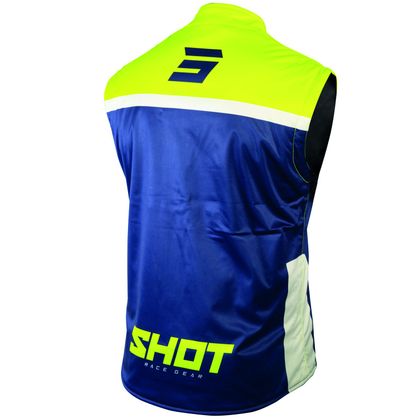Veste enduro Shot BODYWARMER LITE 2.0 - NAVY NEON YELLOW 2022 - Bleu / Jaune